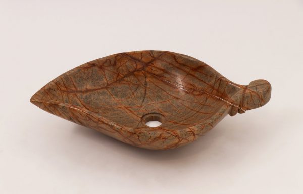 Brown Leaf - Designer Natural Stone Sink