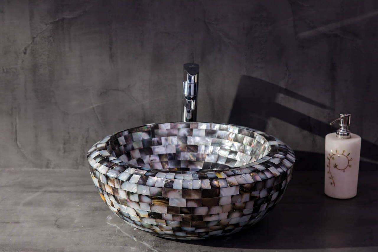 Mother of Pearl Keral Wash Basin