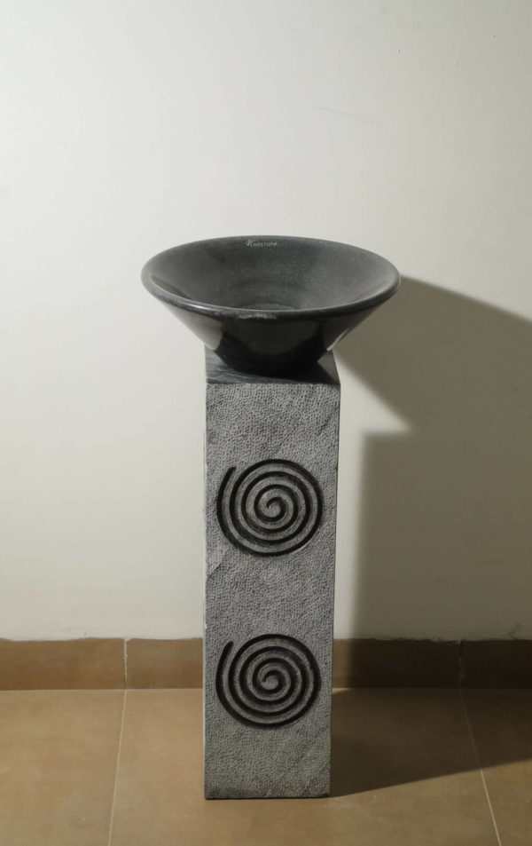 Pedestal Spiral - Pedestal Wash Basin