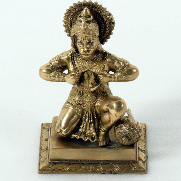 Brass Hanuman Seated 1