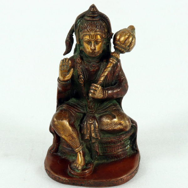Brass Hanuman Ji Sitting 14