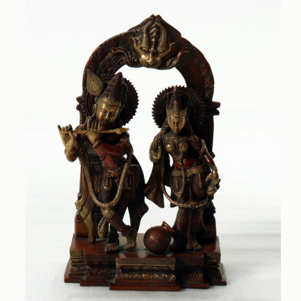 Brass Radha Krishna 1 3