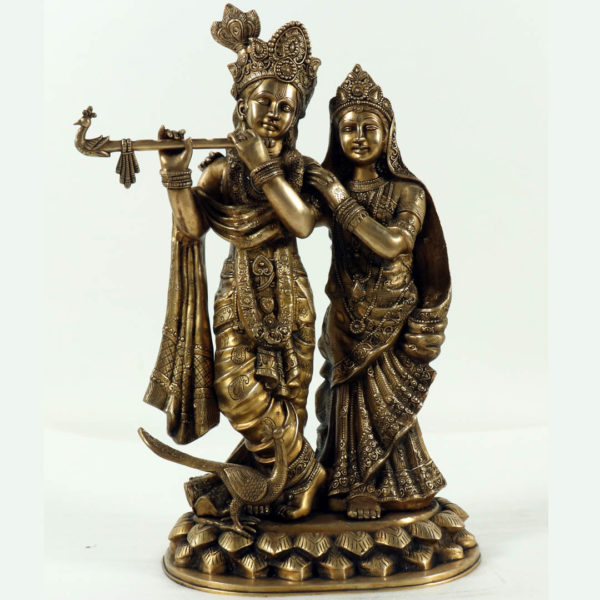 Brass Radha Krishna 2 1
