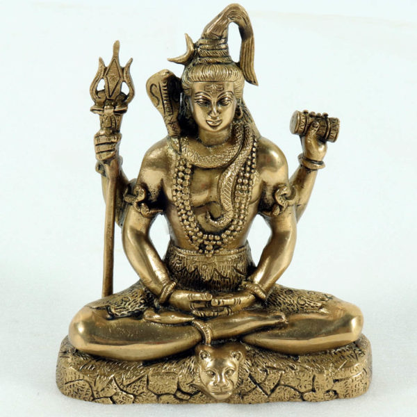 Brass Shiva Seated 1