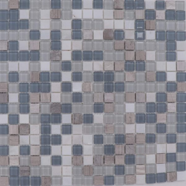 Glass Mosaic Tiles - Grey Vetro