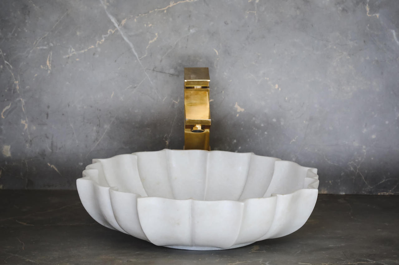 Lily Pond - Designer Natural Stone Sink