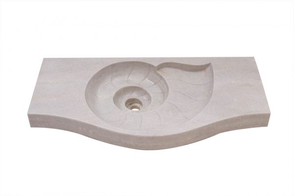 Shell White - Designer Natural Stone Sink