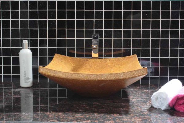 Naguesha Yellow - Designer Natural Stone Sink
