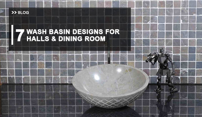 7 Wash Basin Designs For Halls & Dining Room in 2020 1
